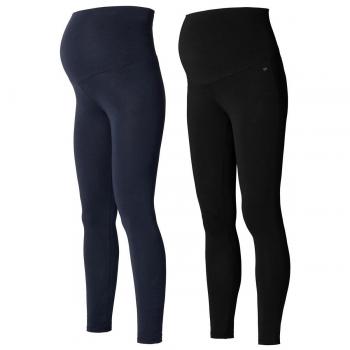 Nitis Umstandsmode - Leggings - 100 DEN - para mujer Negro Marine & Schwarz