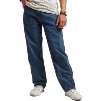 Superdry Organic Cotton Carpenter Jeans Dark Blue 32x34