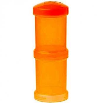 Twistshake - Dosificador de leche en polvo naranja
