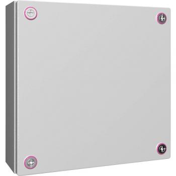 Rittal KX 1508.000 - Surface mounted terminal box, Terminal Boxes, KX, 400 x 300 x 120 mm, IP66, Fitting bracket, Wall-mount enclosure, Steel plate, Light grey