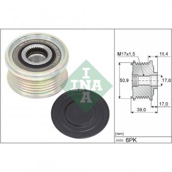 Rueda libre del generador y alternador INA 535 0358 10