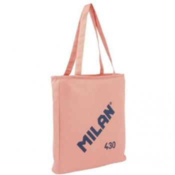 Bolso Shopper acolchado con cremallera rosa colección Desde 1918 MILAN 430