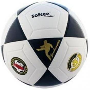 Softee Competition Balones de fútbol 7, Unisex Adulto, Blanco, 4