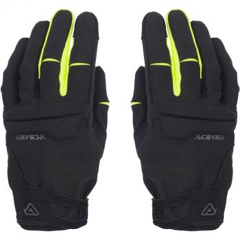 Acerbis Guantes Urban WP2 de moto impermeables en color Negro-Amarillo (Tamaño XL)