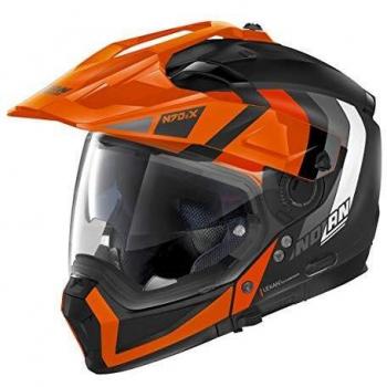 NOLAN Casco N70-2 X DECURIO N-COM Flat Black S, Hombre, Negro, Small
