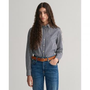 Camisa Regular Fit de popelina a rayas Gant para mujer