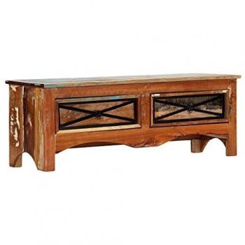 vidaXL TV Cabinet 120x30x40 cm Solid Reclaimed Wood