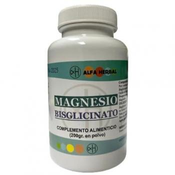 Alfa Herbal Magnesio Bisglicinato Polvo 200g