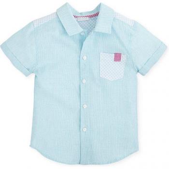Camisa de bebé niño de manga corta a rayas Tutto Piccolo