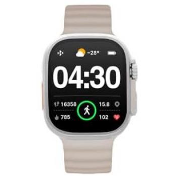 Reloj Inteligente Radiant Hollywood Sili Marrón Unisex 40 mm con Control de Ritmo Cardiaco, Sueño y Modos Deportivos, Compatible con Android e iOS