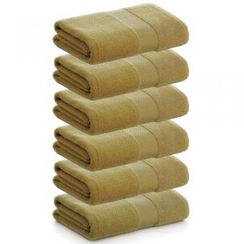 PADUANA | Juego de Toallas 100% algodón Peinado - Toalla Secado Suave, rápido y máxima absorción – Incluye Toalla tocador, Toalla Lavabo, Toalla Ducha y Toalla Baño -