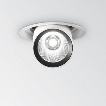 Foco empotrable Nova Aluminio blanco 1 bombilla 13,8cm - Downlight Empotrable Interior 30W led Integrado Blanco 3000K