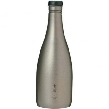 Snow Peak Titanium Sake Bottle - TW-540, Lightweight and Durable Design