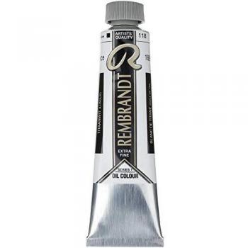 Talens : Rembrandt Oil Paint : 40 ml Tube : Titanium White