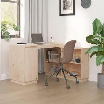 Escritorio de madera maciza de pino 110x50x75 cm vidaXL