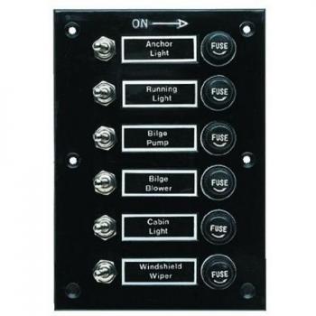 Seachoice 50-12331 Panel Interruptor Led, 6 Conectores