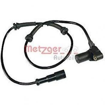 Sensor ABS METZGER 0900090 para eje trasero derecho, incluye señal de desgaste excluida