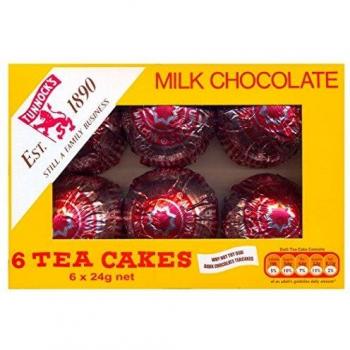 El Tunnock Tea Cakes Milk Chocolate 6 x 24g