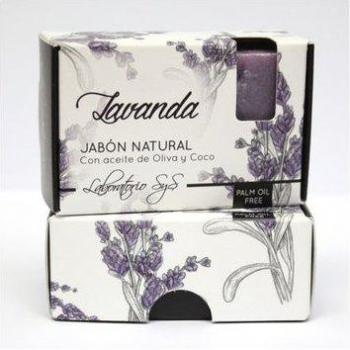 Jabón Natural Premium de Lavanda 100g - SYS COSMÉTICA NATURAL
