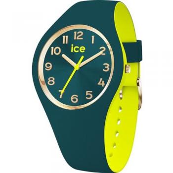 ICE Duo Chic Dark Green Lime Women's Silicone Watch 023280
