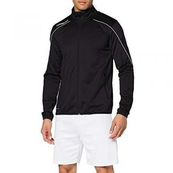 uhlsport Stream 22 Classic Jacket Chaqueta de poliéster con Cuello Alto, Unisex Adulto, Black/White, XXXL