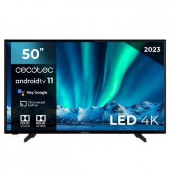 Cecotec A Series Televisor Smart TV 50 LED UHD 4K HDR10 Dolby Vision AndroidTV 11 WiFi Bluetooth ALU00050
