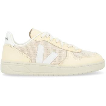 Veja V-10 J-Mesh Eco-friendly Sneakers - Yellow, Mesh Upper, Wild Rubber Sole, Female, Size: 6 US (EU 34-50)