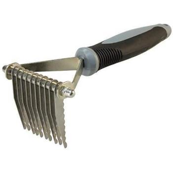 ARQUIVET Peine cortanudos vertical para perros - 18 x 7,5 cm - Complementos para el cuidado del pelaje de perros y gatos - Peine, cepillo para pelo largo