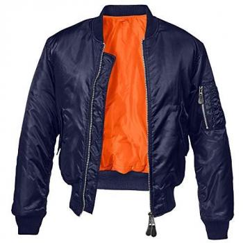 Brandit MA1 Navy Bomber Jacket for Men - Sizes S to 3XL