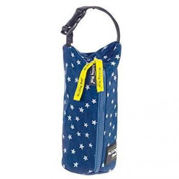 Walking Mum - Funda de biberón denim baby azul