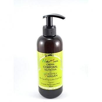 Crema Hidratante con Aceite de Argán 400ml NatuMaroc - SIN Sulfatos, SIN Siliconas, SIN Parabenos, SIN Fosfatos, SIN Colorantes, SIN Aceites Minerales - Todo Tipo de Piel - Hidratación Máxima