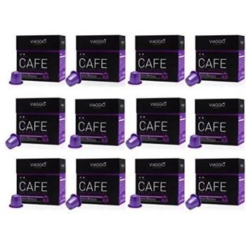 VIAGGIO ESPRESSO - 120 Cápsulas de Café Compatibles con Máquinas Nespresso - INTENSO