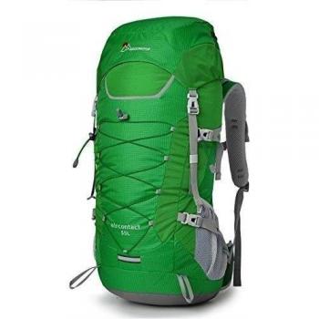 Mardingtop Mochila de Senderismo 55L Para Deporte Aire Libre del Viaje de Acampa con Cubierta de Lluvia-5818III Rojo
