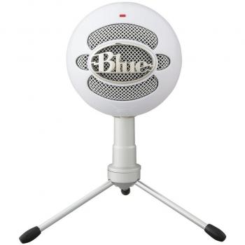 Blue Snowball ICE Micrófono para Grabación y Transmisión en PC Blanco