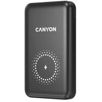 Canyon CNS-CPB1001B Powerbank 10000mAh Polímero de Litio Cargador Portátil Inalámbrico Negro
