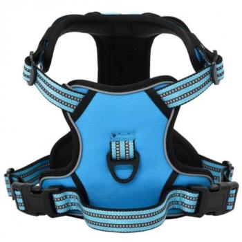 vidaXL Arnés para perros con bandas reflectantes ajustables XL Color Azul, Camouflage Brown, Marrón y más