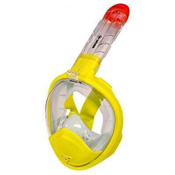 Beuchat Integral Máscara de Snorkeling, Unisex-Youth, Amarillo, XS/Junior