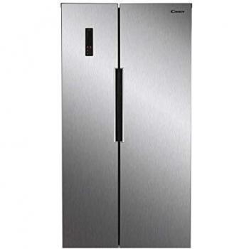 Candy CHSBSV 5172XN - Frigorífico side by side, Total no frost, Maxi capacidad 442l, Iluminación led, Clase F, Inox antihuellas
