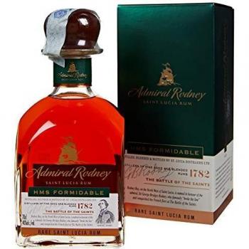 Admiral Rodney HMS FORMIDABLE Rare Saint Lucia Rum 40% - 700 ml in Giftbox