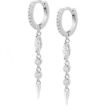 Pendientes Lotus Silver LP3687-4/1 Pure Essential de plata con circonita engastada y acabado brillante