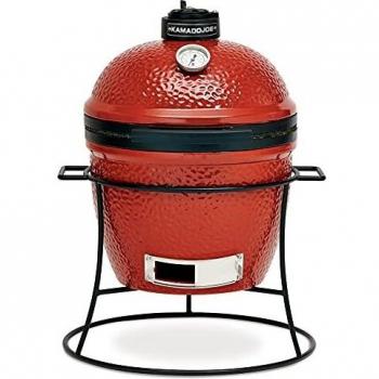Kamado Joe KJ13RH Portable Versatile Kamado Charcoal Grill, Blaze Red