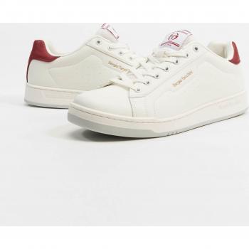 Sergio Tacchini Sleek White Sneakers with Contrast Details - EU45/US12