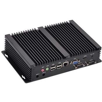 Fanless Industrial PC, Mini Computer, Intel Celeron 2955U, Windows 10 or Linux Ubuntu, IM03, AC WiFi/BT4.0/VGA/HDMI/LAN/2COM RS232/6USB2.0,