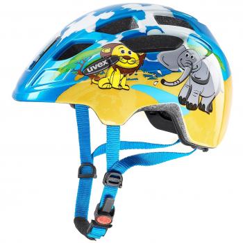 UVEX Finale Junior Casque de vélo pour enfant Taille 48–52 cm Bleu/Jaune 2018