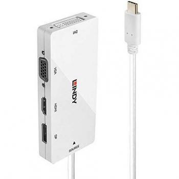 LINDY Convertidor USB 3.1 Tipo C a Multi-AV