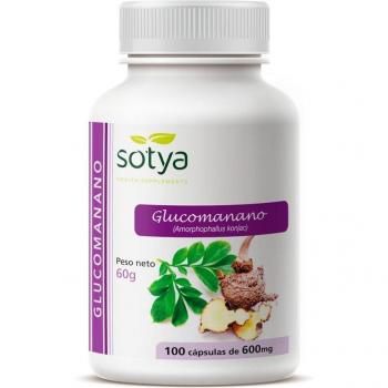 Glucomanano 600mg - 100 Cápsulas - Sotya
