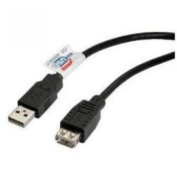 Nilox - 1.8m usb2.0 1.8m USB a USB a Negro Cable USB