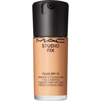 MAC Cosmetics Studio Fix Fluid SPF 15 24HR Matte Foundation + Oil Control - Shade NC35 - 30 ml