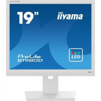 iiyama ProLite B1980D-W5 19 SXGA LCD Monitor - 1280 x 1024 Pixels - Blanco - 60Hz