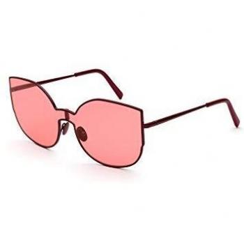 Retrosuperfuture Lenz Lucia MPV Sunglasses for Men and Women, Red, 136mm/157mm